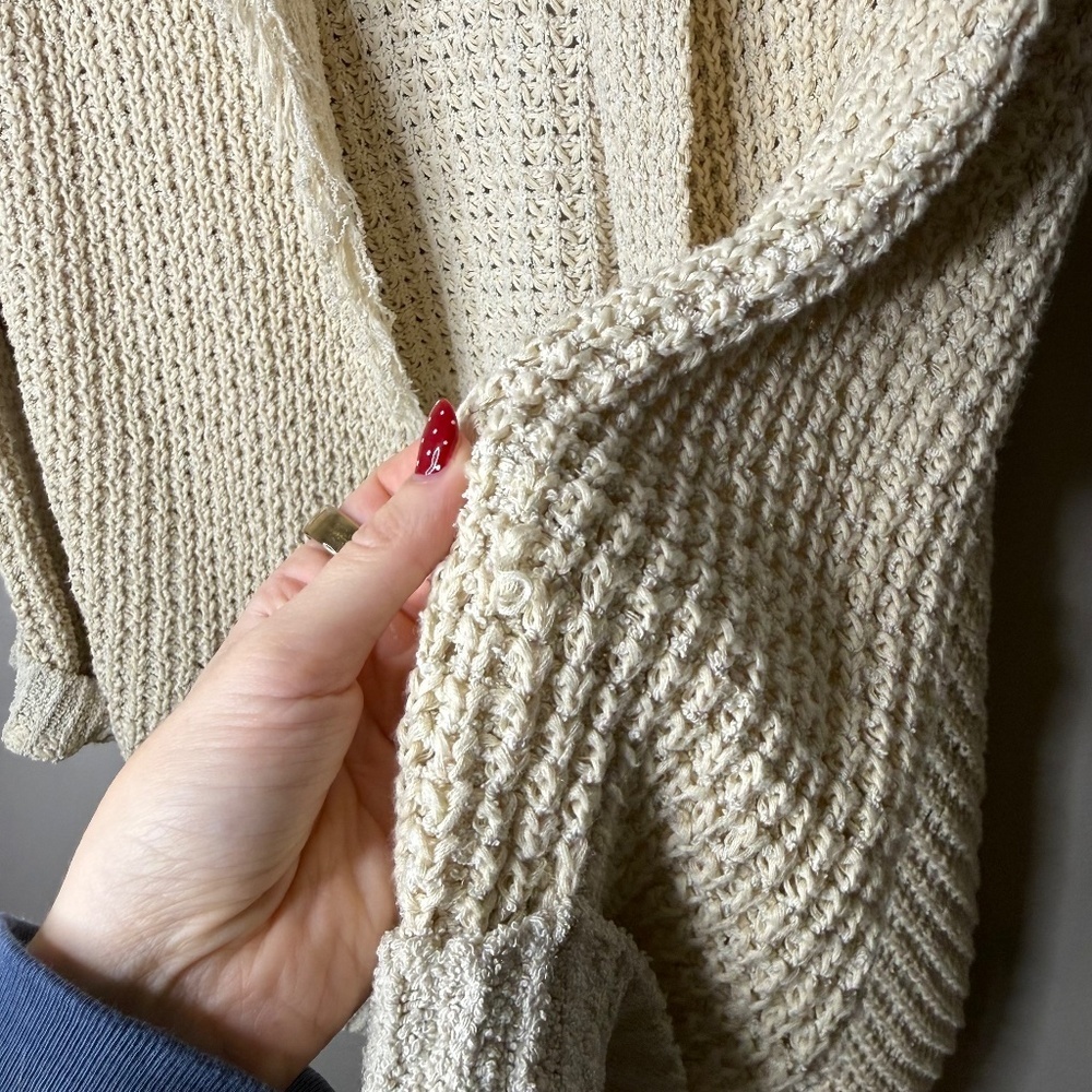 Free People I’ll Be Around Cardigan size medium - Silk and cotton blend - Picture 7 of 9